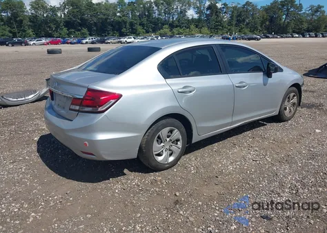 2014 Honda Civic Lx из США, поврежденный, VIN 2HGFB2F53EH516781